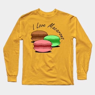 I love Macarons Long Sleeve T-Shirt